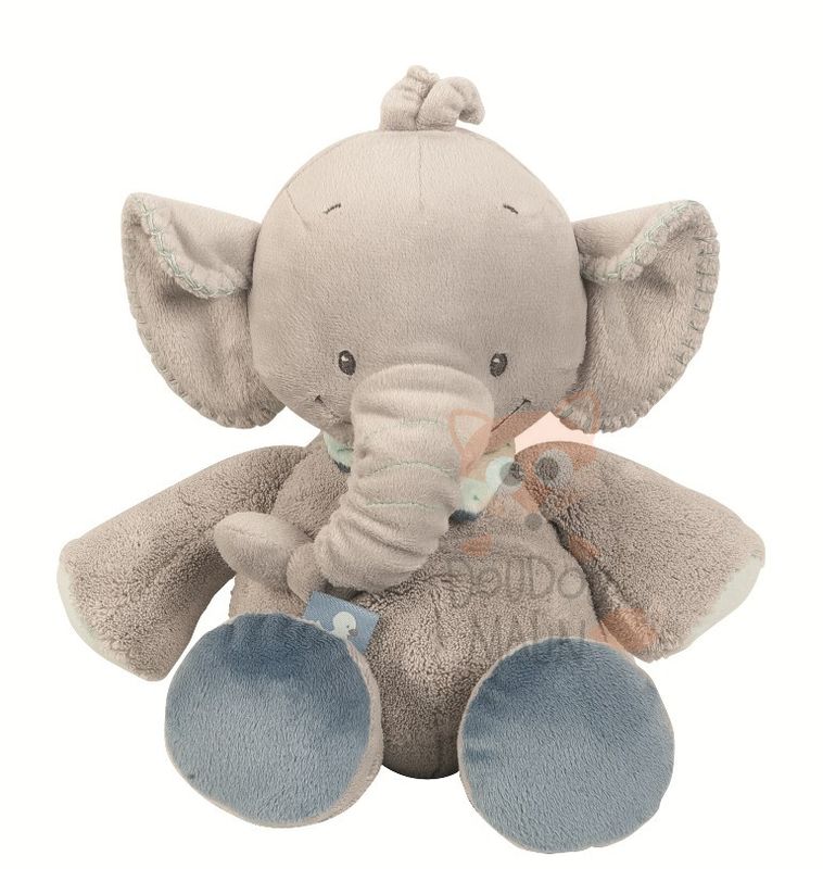  jack jules nestor soft toy grey blue elephant 